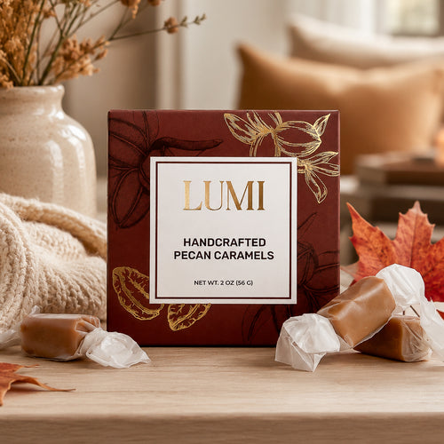Classic Handcrafted Pecan Caramels, 2 oz