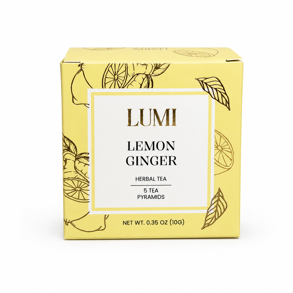 Lemon Ginger Herbal Tea - 5 pyramids