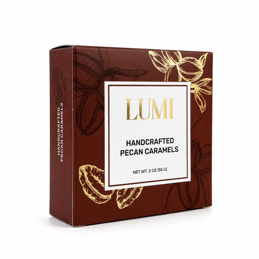 Classic Handcrafted Pecan Caramels, 2 oz