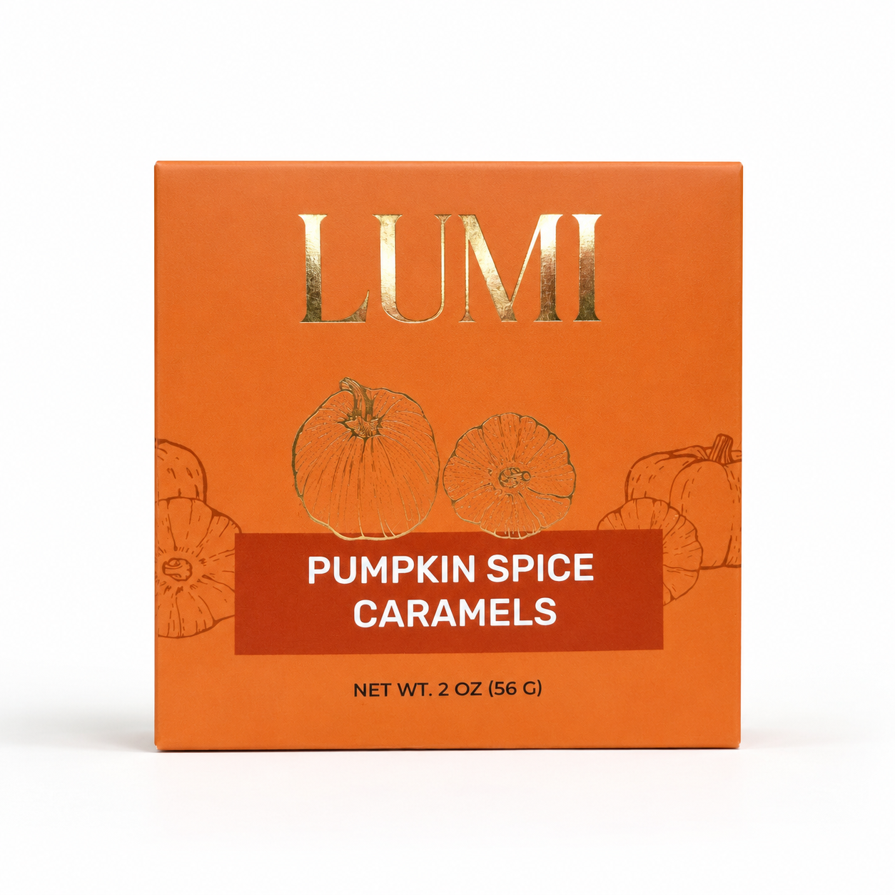 Pumpkin Spice Caramels, 2 oz