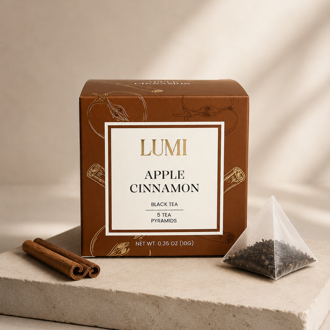 Apple Cinnamon Black Tea - 5 pyramids