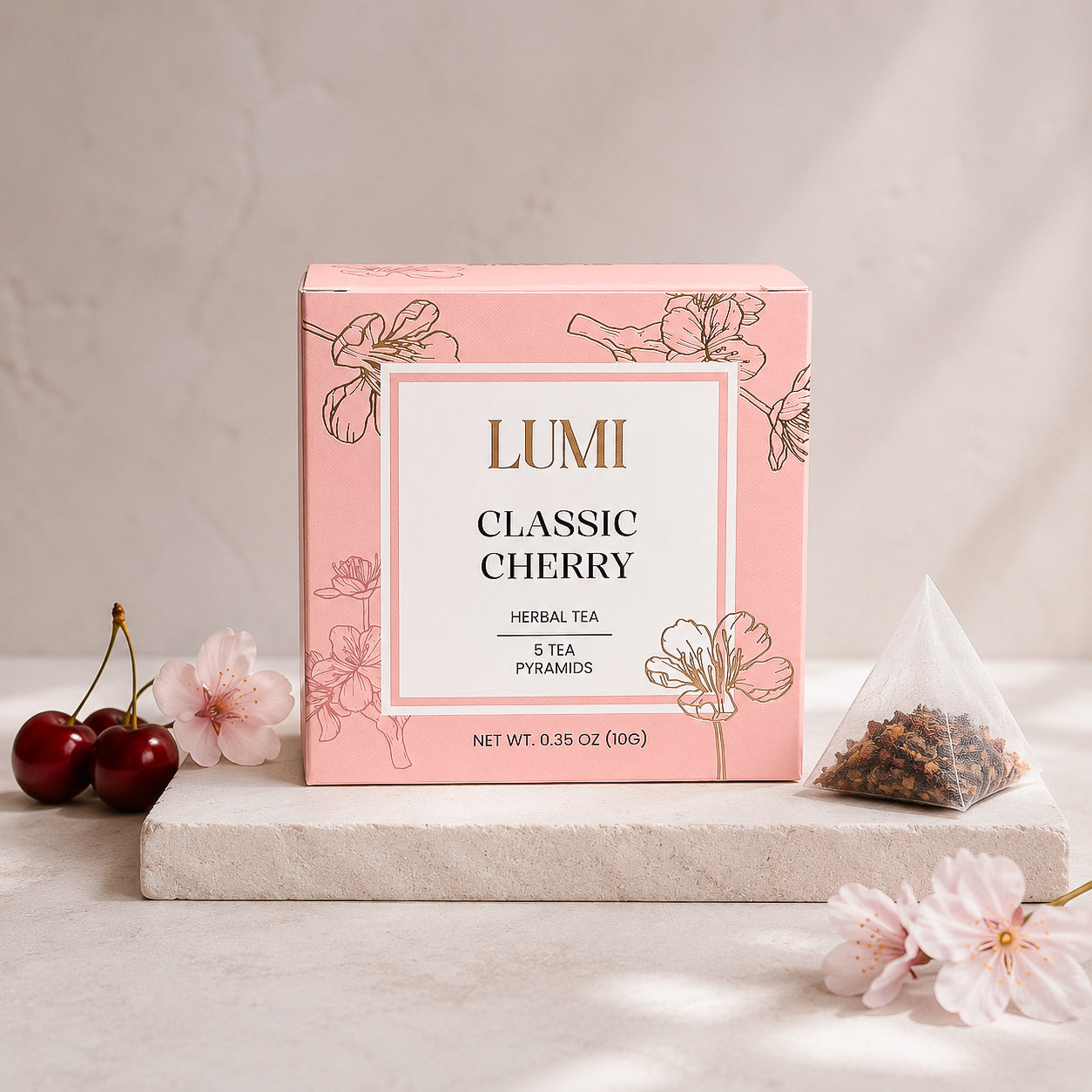 Classic Cherry Herbal Tea - 5 pyramids