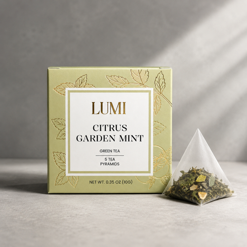 Citrus Garden Mint Green Tea - 5 pyramids