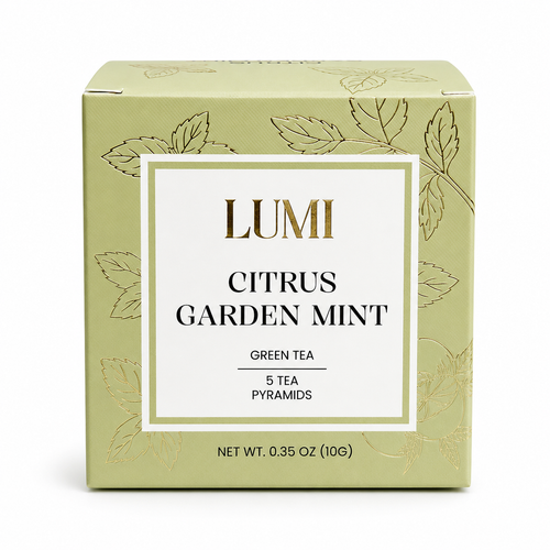 Citrus Garden Mint Green Tea - 5 pyramids