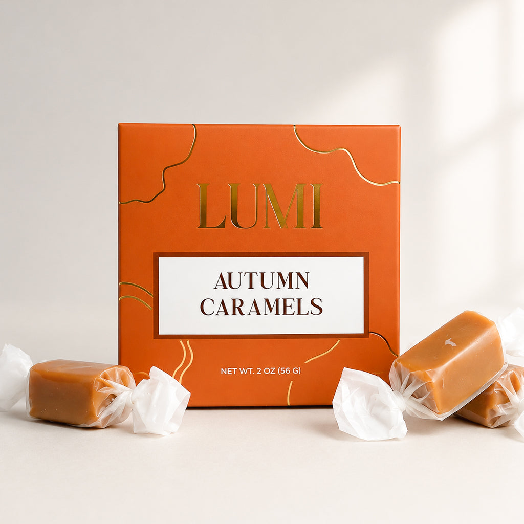 Autumn Caramels – Autumn Orange Box, 2 oz