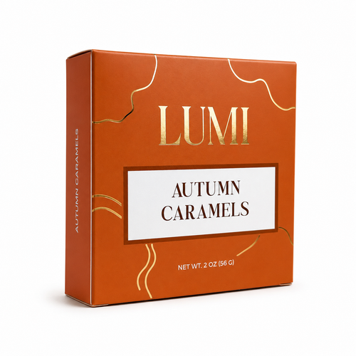 Autumn Caramels – Autumn Orange Box, 2 oz