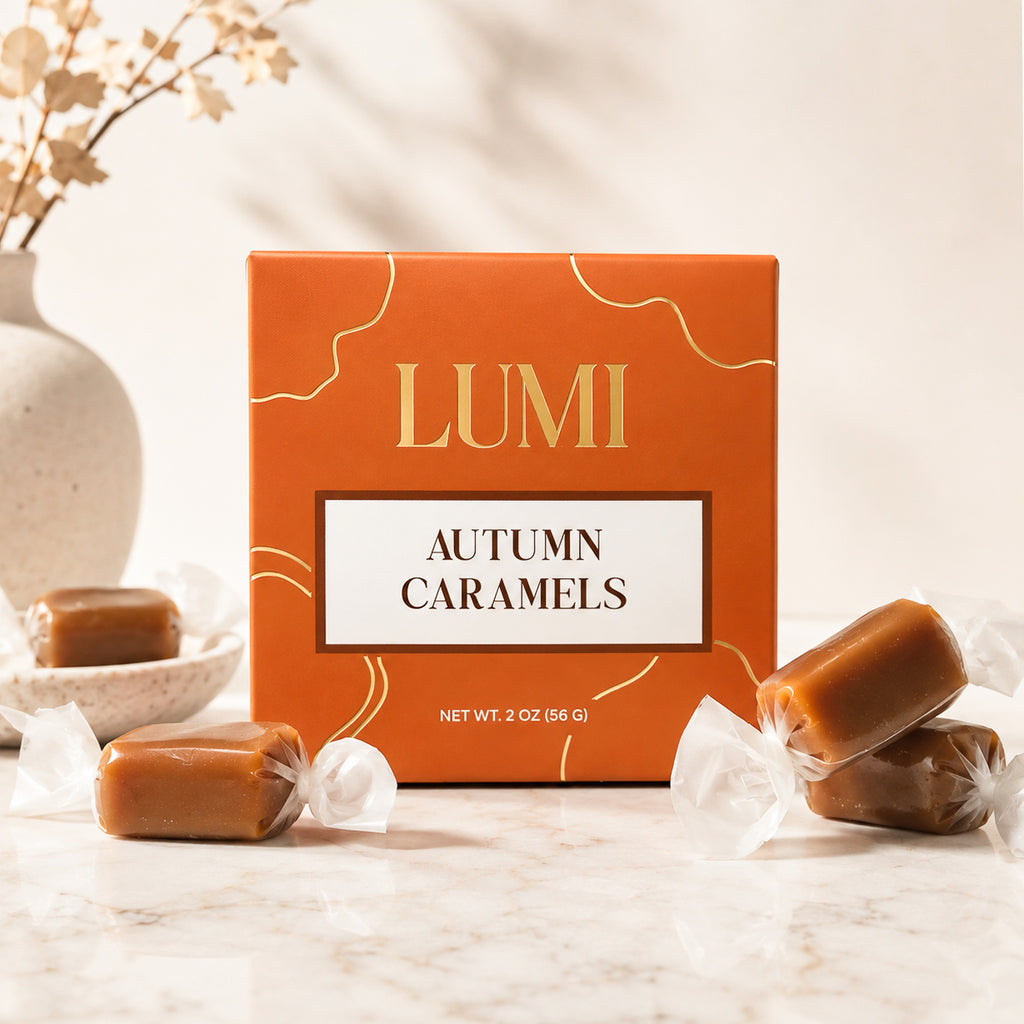 Autumn Caramels – Autumn Orange Box, 2 oz