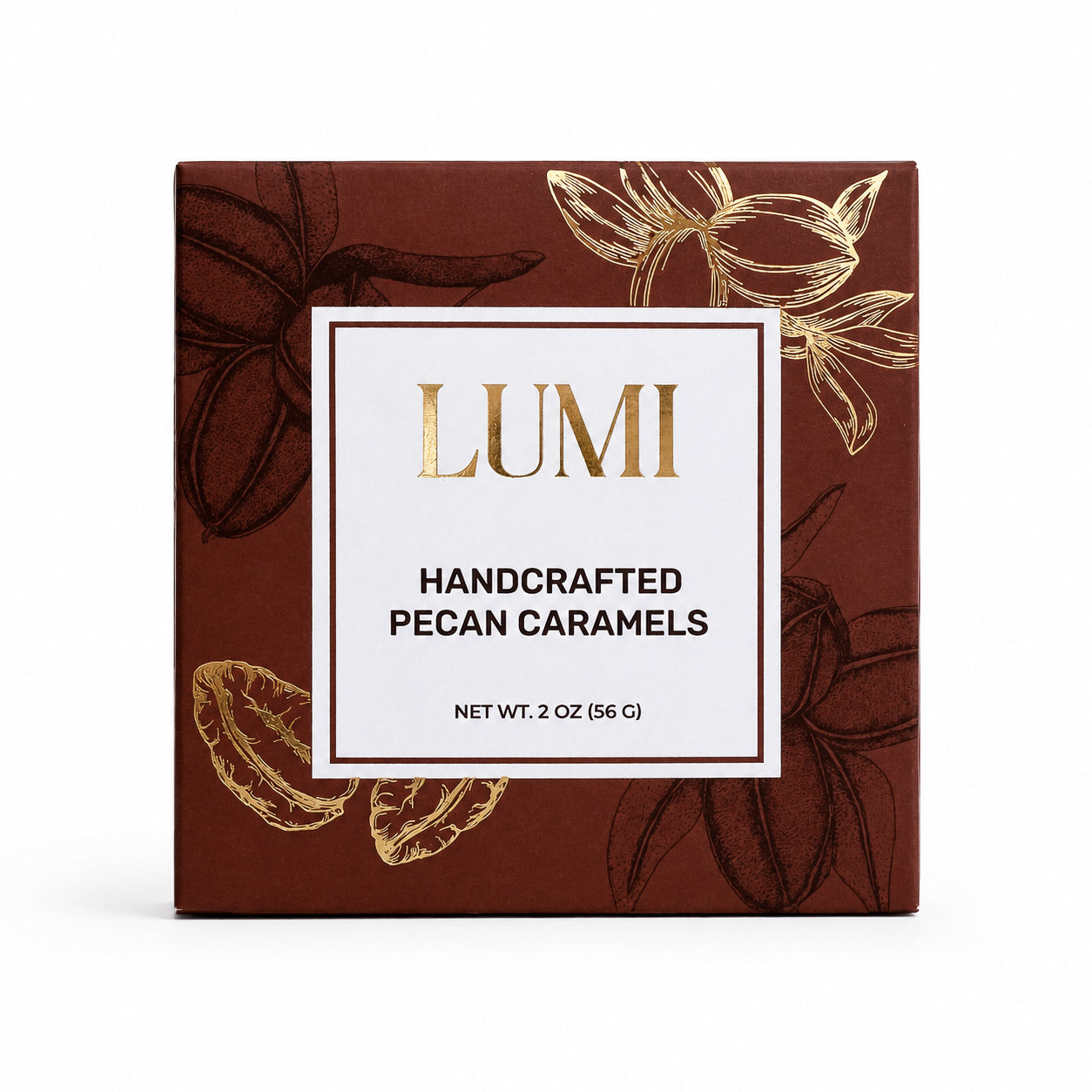 Classic Handcrafted Pecan Caramels, 2 oz