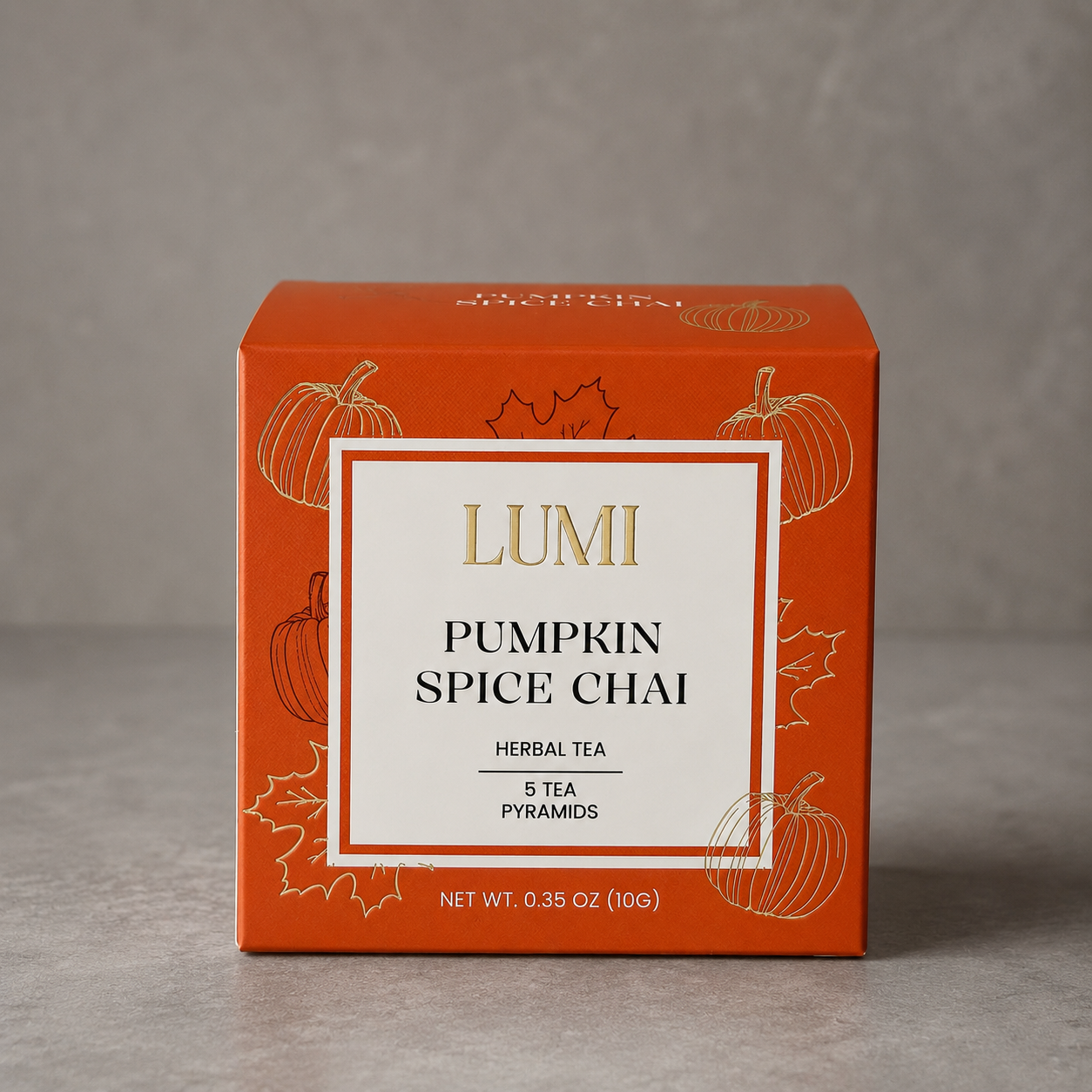 Pumpkin Spice Chai Herbal Tea - 5 pyramids