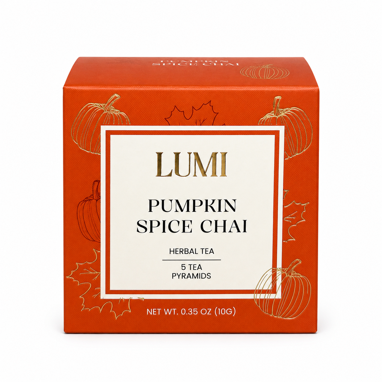 Pumpkin Spice Chai Herbal Tea - 5 pyramids
