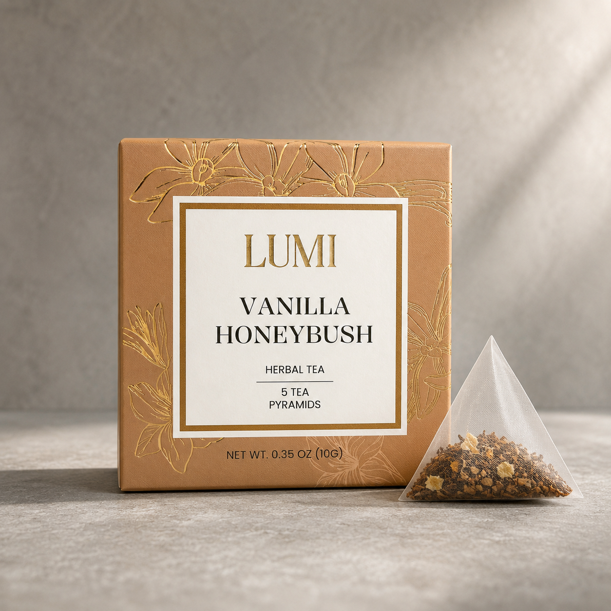 Vanilla Honeybush Herbal Tea - 5 pyramids