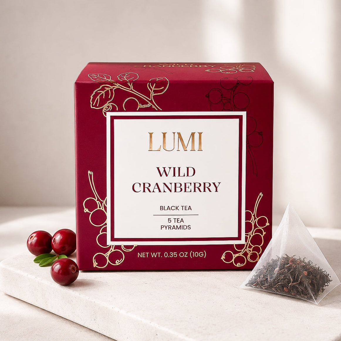 Wild Cranberry Black Tea - 5 pyramids