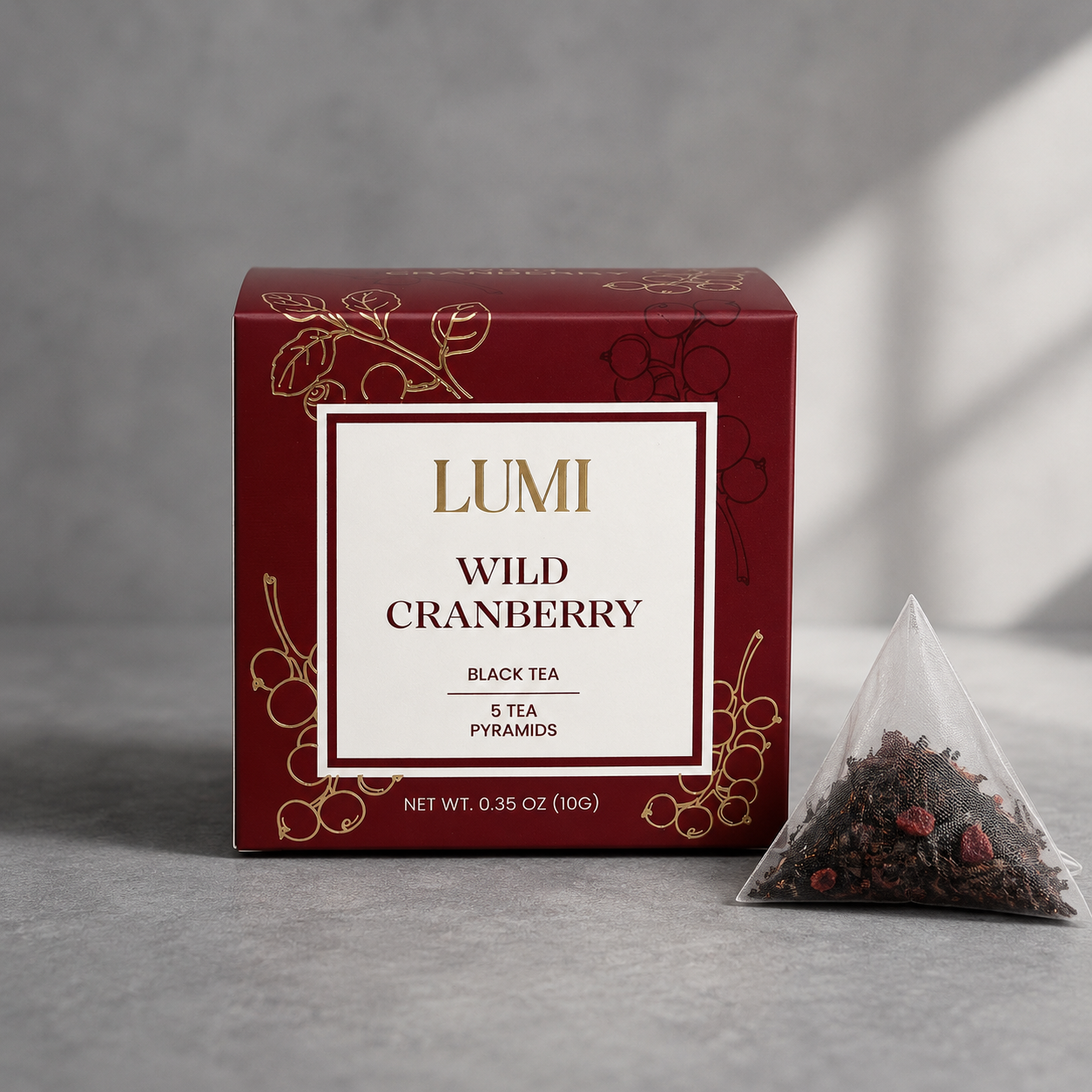 Wild Cranberry Black Tea - 5 pyramids